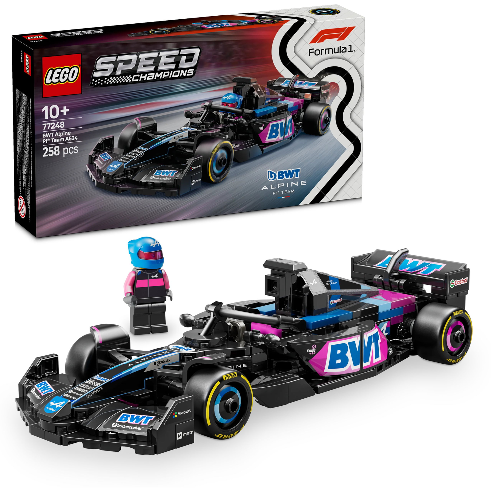 LEGO SPEED CHAMPIONS F1 BWT ALPINE RACING CAR 77248 (5702017816159)